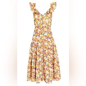 Veronica Beard Malgosia Knee Length Dress Womens Size 10 $495 Retro 40s